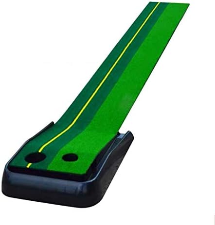 YGO Golf Putting Green Indoor Putting Mat Hitting Mats Training Equipment 10ft Length – 2 Holes – Portable Mat with Auto Ball Return Function (Size : 250cm/8ft) YGO Golf Putting Green Indoor Putting Mat Hitting Mats Training Equipment 10ft Length – 2 Holes – Portable Mat with Auto Ball Return Function (Size : 250cm/8ft)