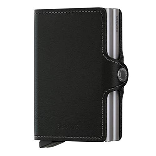 Secrid Twinwallet Original Black Wallet, Black Original, Size 24mm Slim