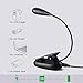 Raniaco RALP024 Newest Version-Mini Clip Bright 4000K Warm 7 Led 2-Level Reading Lights for Books in Bed 2.2oz 2H USB Quick Recharge-3 Year Warranty