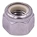 1/2-13 Nylon Insert Hex Lock Nut, NE, Stainless Steel 18-8 SS Nylock - U-Turn (10 Pack)
