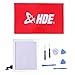 HDE White iPad 2 Digitizer Touch Screen Replacement Parts w/ 7 Piece Tool Kit and Adhesive Tape