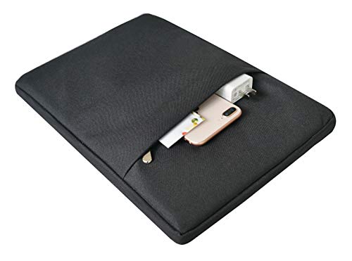 KEC Laptop Case for MacBook Pro 13" (2019/2018/2017/2016, with/no Touch Bar) w/ Keyboard Cover + Sleeve + Screen Protector (4 in 1 Bundle) Plastic Hard Shell Case A1706/A1708/A1989 (Black Grey Marble)