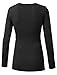 NE PEOPLE Womens Light Weight Basic Long Sleeve Round Crew Neck Casual T Shirt