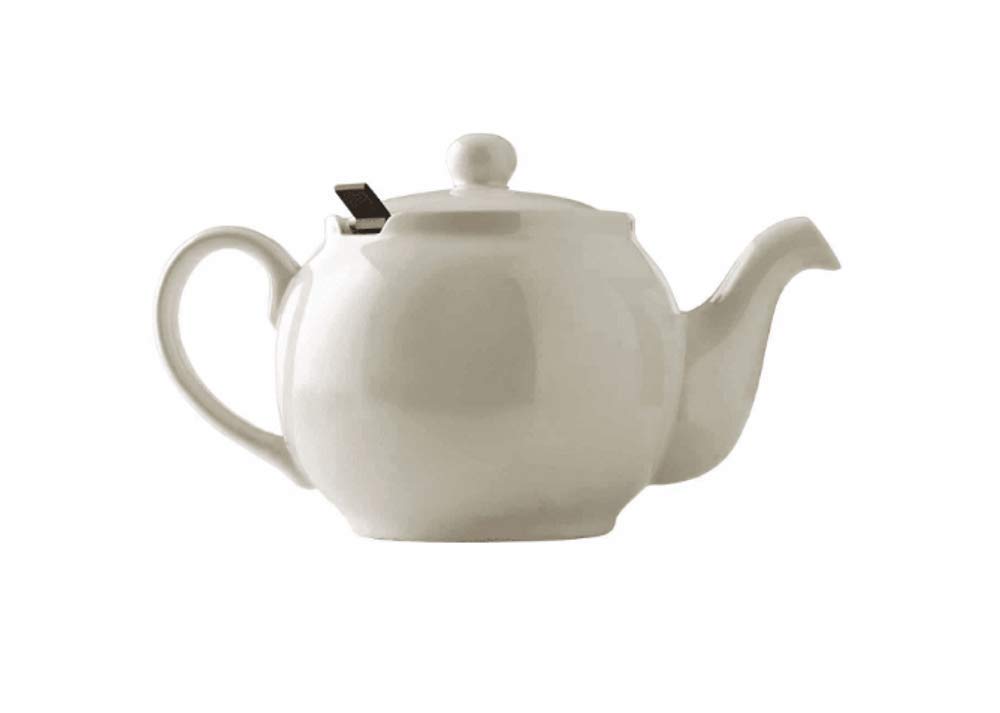 London Teapot Company-Chatsford 2-Cup Teapot with One Brown Filter, Cream