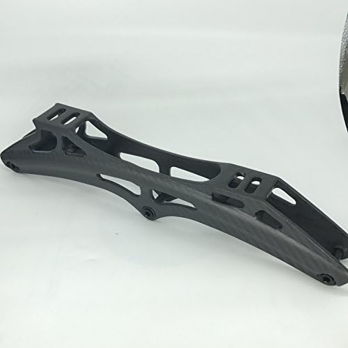SzBlaZe Carbon Fiber 3x125mm Inline Speed Skate Replacement Frame (12.6 Inch/320mm with 165mm and 195mm Mounting) ( Without Wheels and Bearings )