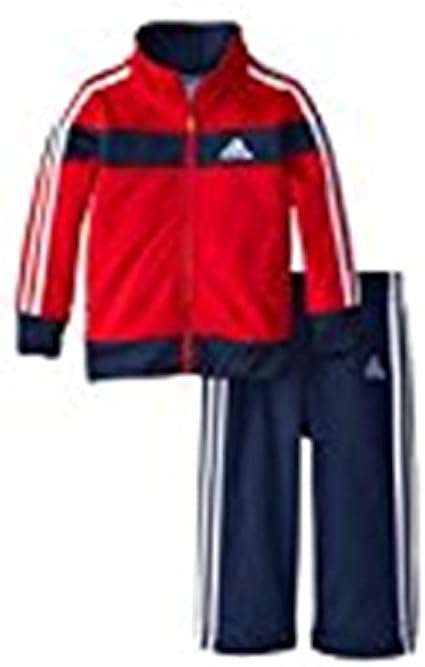 red adidas tracksuit baby