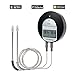 Lumsing Thermometer, Cooking Thermometer, Meat Thermometer, Kitchen Thermometer Bluetooth for Kitchen BBQ Grill Smoker Oven Thermometer with Two Stainless Steel Temperature Probes