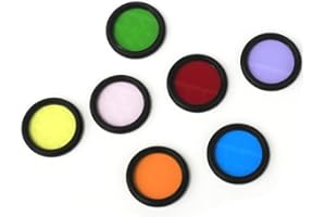 2 Inch Telescope Eyepiece Filter Kit Astronomical Telescope Accessories Moon Filter with 5 Color Filters for Astronomical obs