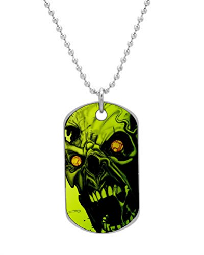 Zombie Art Personalized Pet ID Dog Tags Key Chain Medical Pet Tag Dog Tag