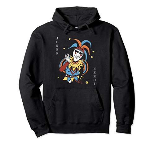 Joker Playing Card Halloween Costume Hoodie Wild Card