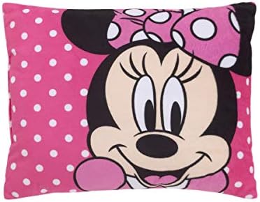 Amazon Com Disney Minnie Mouse Bright Pink Soft Plush Decorative
