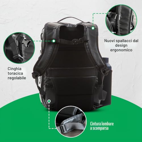COR Surf The Island Hopper Travel Backpack - Ergonomic Cabin Approved Carry Backpack, Water Resistant Zippers, Secret Pockets, Laptop Compartment, Available in 28 or 40 Litres