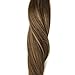 LAB·EH Tape in Hair Extensions Ombre Chocolate Brown to Caramel Blonde 14 Inch 50g 20pcs Remy Human Hair Extensions Tape in Skin Weft Natural Hair Extensions
