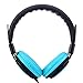 Kids Headphones with Microphone On-Ear Headset Made for iPhone, iPod, iPad, Samsung, HTC, LG and More (NT-H2 Teal)