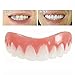 Inkach Denture Teeth, Cosmetic Upper Teeth Veneer Teeth Whitening Denture Model Tooth Shade (White)