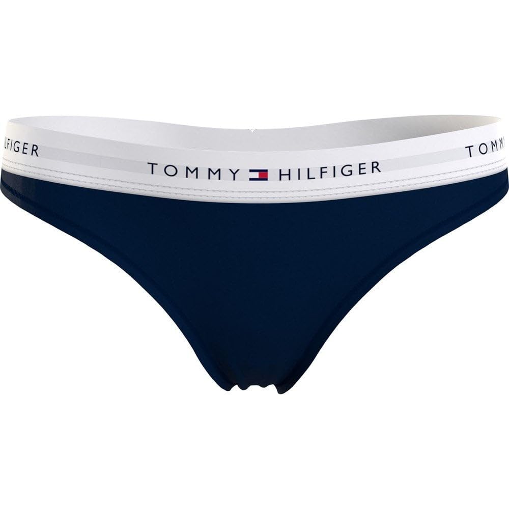 Tommy Hilfiger Women’s Thong, Blue (Desert Sky), XS