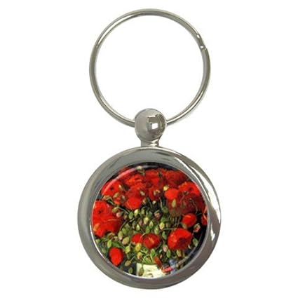 Amazon Com Vase With Red Poppies By Vincent Van Gogh Round Key
