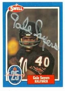 gale sayers autographed football