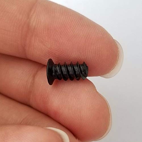 Persberg 100pcs Computer Cooling Fan Mount Screws, M5x10 Black Computer PC Case Fan Screws Black
