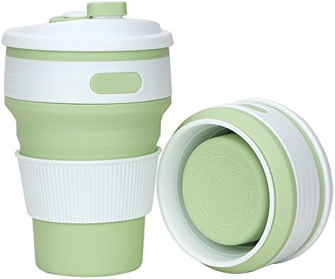 DOCAM Collapsible Silicone Cup Food-grade Reusable Travel Mug for Outdoor Camping Hiking Picnic BAP Free Leak-proof Pocket Foldable Cups