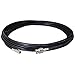 BJC Mini SDI Cable Made with Belden 1855A (25 Foot, BNC to Straight DIN 1.0/2.3, Black)