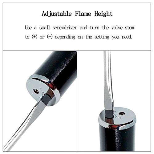 Torch Lighters,Long lighter Portable Metal Detachable Inflatable Jet