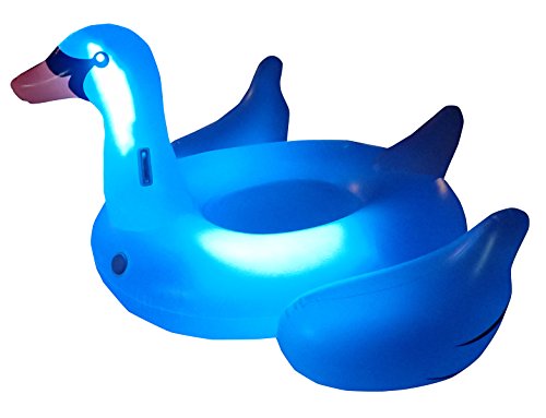 Swimline Giant LED Light Up Swan Float