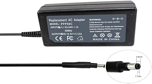 Gomarty 65W AC Adapter Laptop Charger for HP Pavilion TouchSmart 14-B109 14-B109WM 15-B142DX 14-B120DX 14-B017CL 14-B124US Sleekbook 15-B129WM 15-B150US 15-B153AL Power Supply