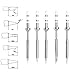 Eagles 1 X Mini Digital Soldering Iron TS-D24 for TS100,Replacement Tip Electric Soldering Iron