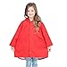 Red Little Boys Girls Rainwear Children Raincoat Poncho Infant Rain Slicker XL