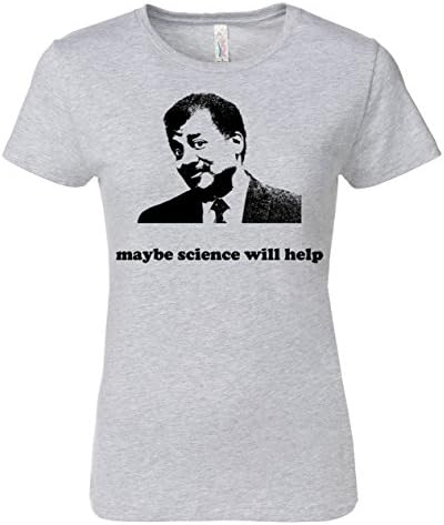 Mission Thread Clothing Junior Womens Neil Degrasse Tyson Science T-shirt X-large Athletic Heather