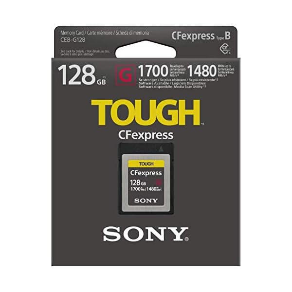 Sony Cfexpress 128GB Typ B Robuste Speicherkarte
