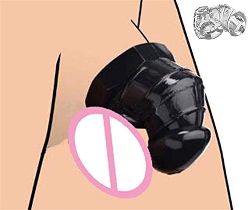 Safe to*ys Nice Detained Restrictive Flexible Cage Internal Nubs Clear,Silicone CBT, to*ys for M