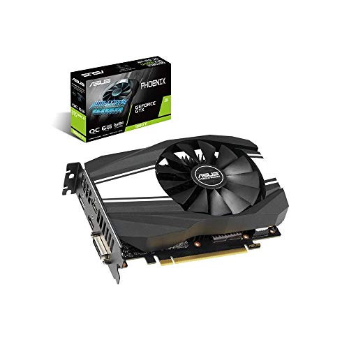 Asus Phoenix NVIDIA GeForce GTX 1660 Ti OC Edition 6GB GDDR6 192-bit Turing architecture Auto-Extreme TUF PC Gaming Graphics Card (PH-GTX1660TI-O6G)