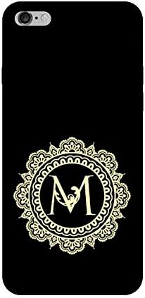 iPhone 8 Hamee Premium Slim Fit Designer Printed Alphabet Letter Baroque Series Hard Back Case Cover for iPhone 8 "Letter M"