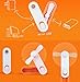 GREENIC Handheld Fan, Rechargeable Personal Fan for Home, Office and Travel, 2 Speeds Pocket Fan Orange