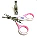 Parent's Choice Baby Safety Nail Scissors & Nail Clippers Set - For Diaper Bag, Baby Newborn or Infant First Aid Kit, Travel and Baby Grooming Manicure Set Gift Idea (Pink)
