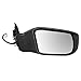 Brock Aftermarket Replacement Part Passenger Side Power Mirror Paint-to-Match Black without Heat-Signal Compatible with 2013-2018 Nissan Altima Sedan