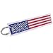 US Flag Keychain Tag with Key Ring, EDC for Motorcycles, Scooters, Cars and Patriotic Gift.