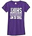 Threadrock Big Girls' This is My Handstand Shirt Fitted T-Shirt XL Purple