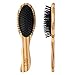 Gisala Detangling Scalp Massage Hair Comb Wooden Bristle Cushioned Hair Brush for Adults & Kids