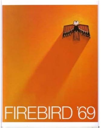 1969 Pontiac Firebird Sales Brochure Literature Book