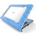 Gumdrop Cases Droptech Chromebook Case for ASUS Chromebook C202 Rugged Shock Absorbing Cover C202SA-YS02, Blue