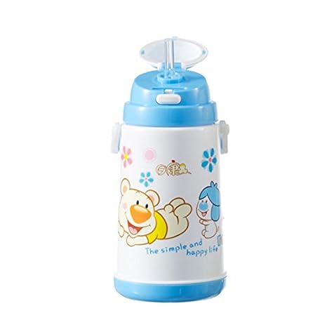 Baby Station Kids Water Bottle & Sipper 700ml (Blue)