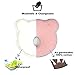 WENDSIM Memory Foam Newborn Baby Pillow For Avoid flat head(Removable & Waterproof Cover)(Pink)