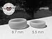 Tough Love Rings - Thin LINE Series (8.7mm) - Premium Silicone Rubber Wedding Bands for Active Lifestyles