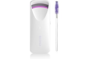 BEOVEA Heated Eyelash Curler – Fast 8-Second Heat for Long-Lasting Curls – Portable Rechargeable Heated Lash Curler, Safe & Effective Eyelash Curlers for All-Day Volume and Lift