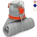 EXIT Collapsible Water Bottle - Foldable Water Bottle for Travel - BPA Free - Premium Medical Grade Silicone - FDA Approved - Triple Leak Proof - Lightweight - 26 oz - Iron Gray primary