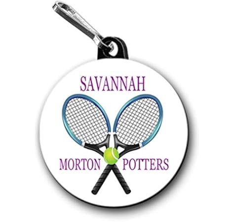 tennis bag tags personalized