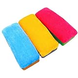 Dimart Magnetic Cartoon Tomato Green Red Velvet Chalkboard Chalk Eraser Random Color